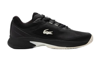 Мужские кроссовки теннисные Lacoste Tech Point Tennis - black/off white