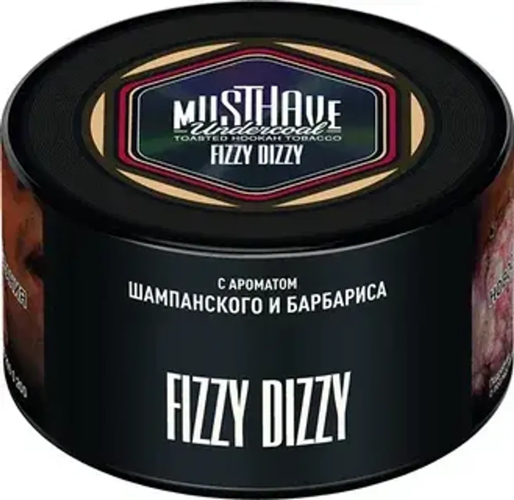 М. Табак для кальяна Must Have Fizzy Dizzy (Шампанское, барбарис) 125г