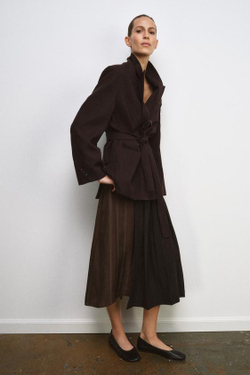 ZARA ЮБКА С РЕМНЕМ И КОНТРАСТНЫМИ ДЕТАЛЯМИ — ZW COLLECTION, РАЗНОЦВЕТНЫЙ