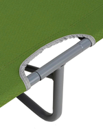 Кровать NISUS походная 120кг (стальная труба д.22) зеленый ромб/серый (T-N-BD630-98828-G)