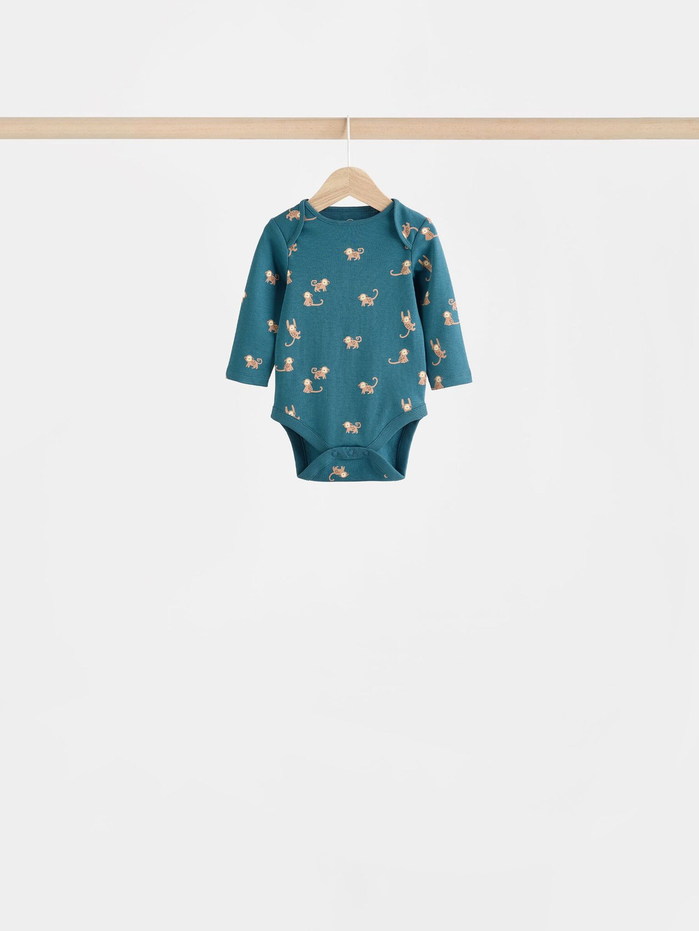 Боди с длинным рукавом для малышей Next N27-269, 7 шт., Молочный, Серый, Синий