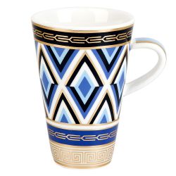 Набор кофейный 12пр. "Golden Blue" (6 персон) v=90мл. (фарфор) (подарочная упаковка)