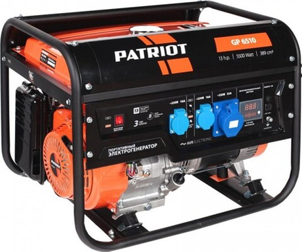 Генератор бензиновый PATRIOT GP 6510 474101565