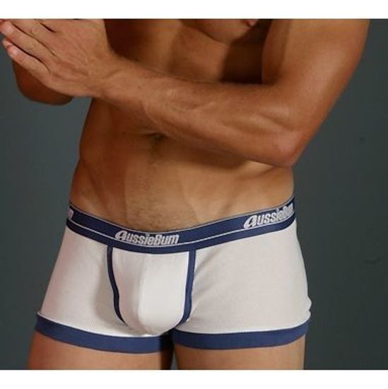 Мужские трусы хипсы белые Aussiebum Patriot Hip White