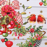 Пакет подарочный «Новогодняя суета» 18*23*8 см, микс