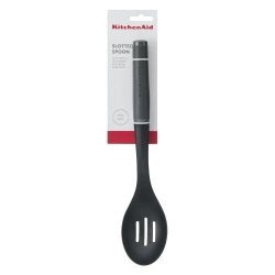 KitchenAid Классическая кухонная ложка с отверстиями серого цвета