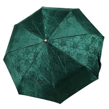 Жаккардовый женский зонт чёрный 120-D-06