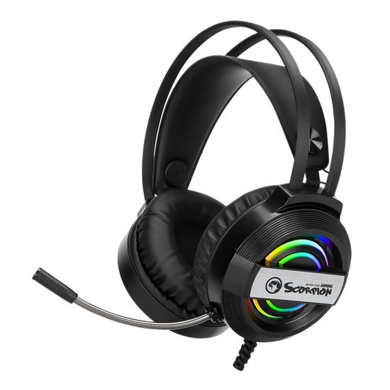 PC Игровая гарнитура Marvo HG8902 Gaming Headset с подсветкой RGB, ПК