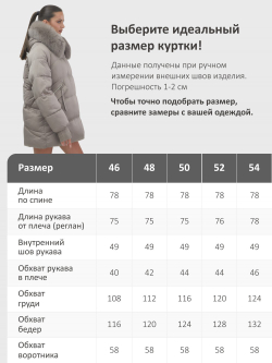 Куртка зимняя женская с мехом и капюшоном тренд светло-коричневого цвета 7737SK
