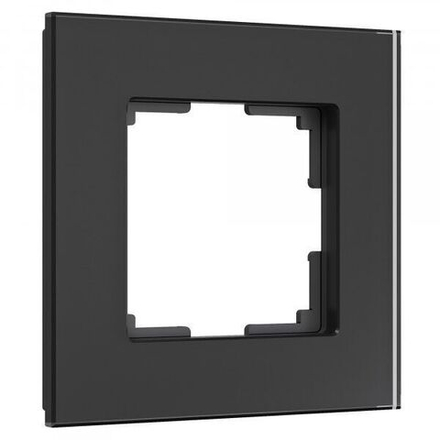 Рамка на 1 пост Senso (черный, стекло soft-touch)