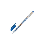 Ручки гелевые набор 6 шт. BRAUBERG KIDS CUTE ANIMALS корпус с печатью, узел 1 мм, линия письма 0,7 м