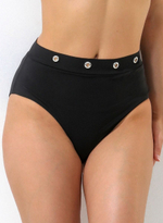 Раздельный пуш-ап купальник с клепками Cala Salada (Размер: C/XL) (Цвет: черный)