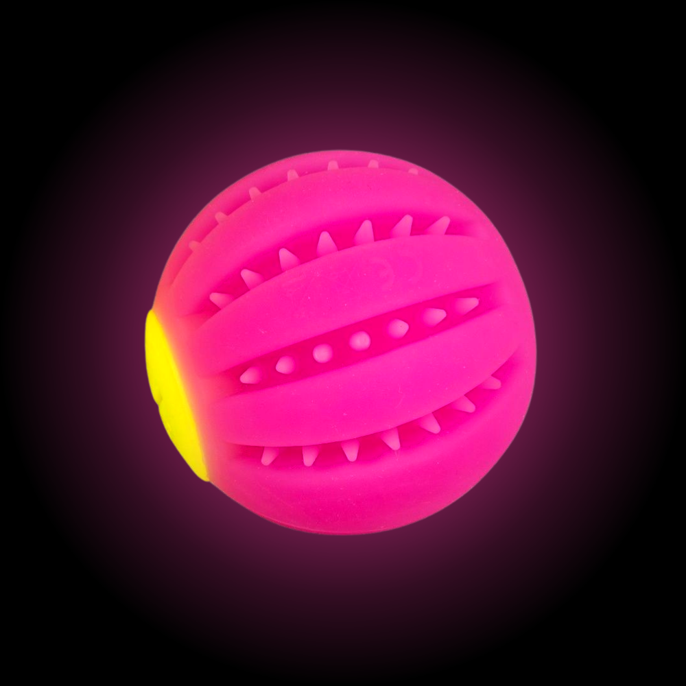 Игрушка для собак интерактивная «Мяч светящийся», 6,3см DUVO+