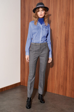 3690 Брюки женские (серый меланж)