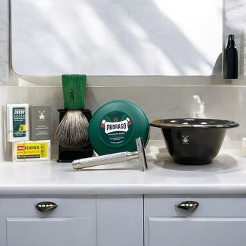 Набор для бритья т-образной бритвой Добротный