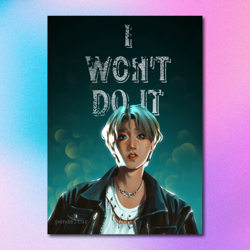 Арт принт / pendeltur / STRAY KIDS / Джисон #3