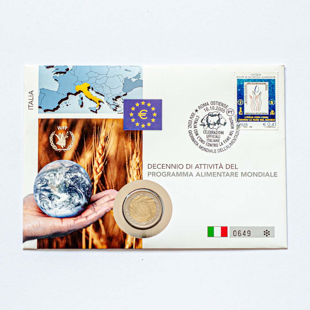 Italy 2 Euro 2004: 50th Anniversary of World Food Programme