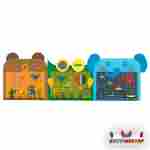 Детская интерактивная стена «Цветные истории», с мозаикой для составления рисунков