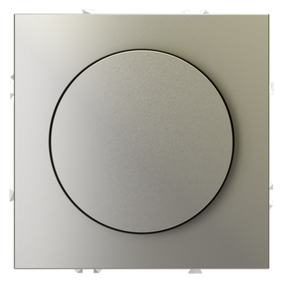 Светорегулятор встраиваемый VOLTUM S70 поворотно-нажимной 600 Вт, (шелк)