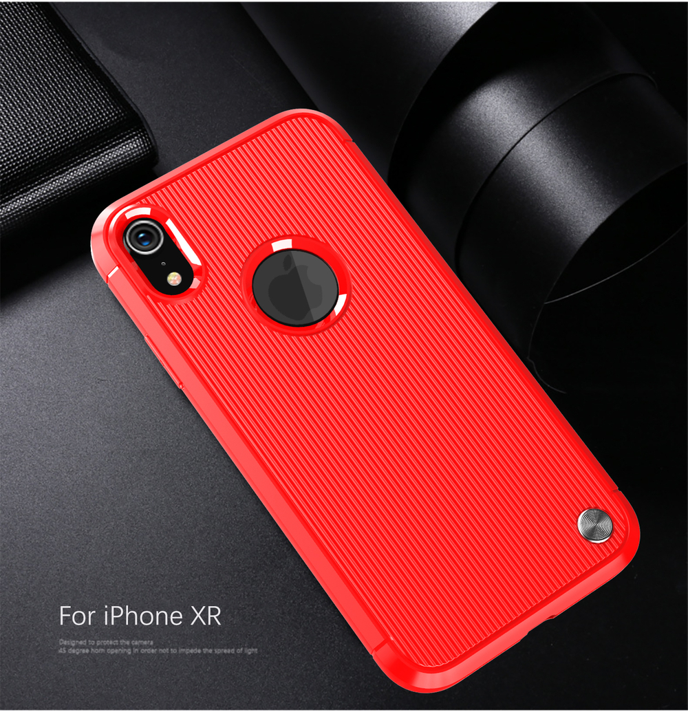 Чехол для iPhone XR цвет Red (красный), серия Bevel от Caseport