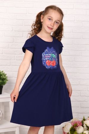 Платье для девочки Приветик короткий рукав
