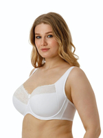 Бюстгальтер на каркасах с мягкими чашками и широким станом (Размер: 85B) (Цвет: белый)