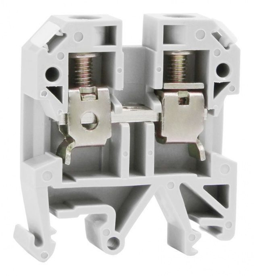 Клеммный зажим ЗНИ - 10мм серый