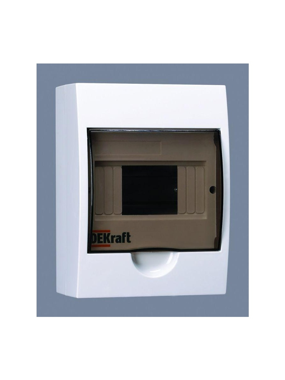 Корпус навесной ЩРН-П-6 20х15х10 6мод. IP41 пластик. DEKraft 31009DEK