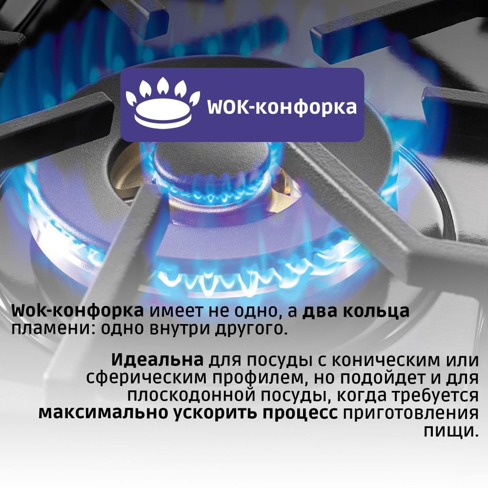 Встраиваемая газовая панель BOSCH PPC6A6B20 Serie 6