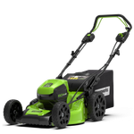 Аккумуляторная самоходная газонокосилка Greenworks GD60LM46SPК4, 2502907UB.60v, 46 см, АКБ 4 А·ч и ЗУ