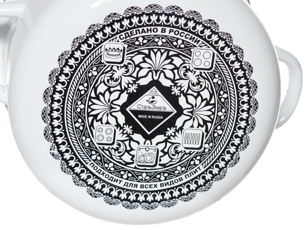 Набор кастрюль "Лимоны в цвету" №05