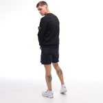 Мужской свитшот черный с патчем Город Горький