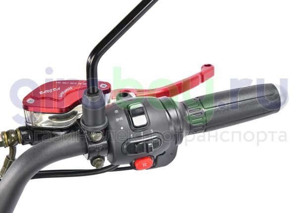 Электроскутер WHITE SIBERIA PRO TRIKE 3000W (Черный)