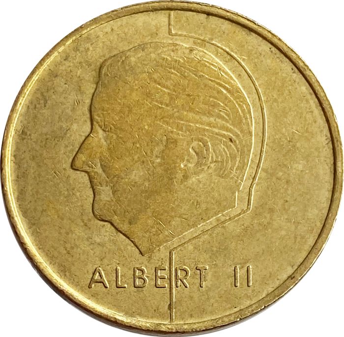 5 франков 1994-2001 Бельгия XF