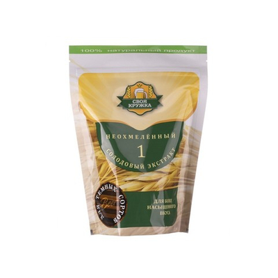 Неохмеленный солодовый концентрат Своя Кружка "Темный", 1 кг