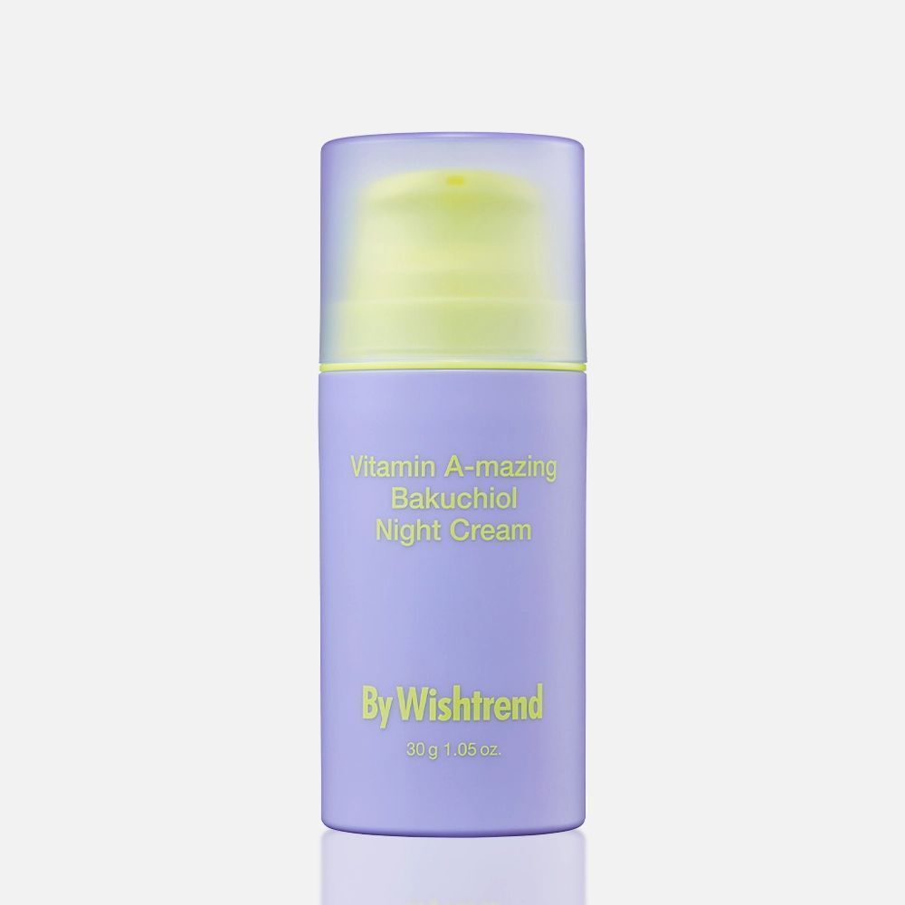 BY WISHTREND Ночной крем с бакучиолом и ретиналем Vitamin A-mazing Bakuchiol Night Cream (30 г)