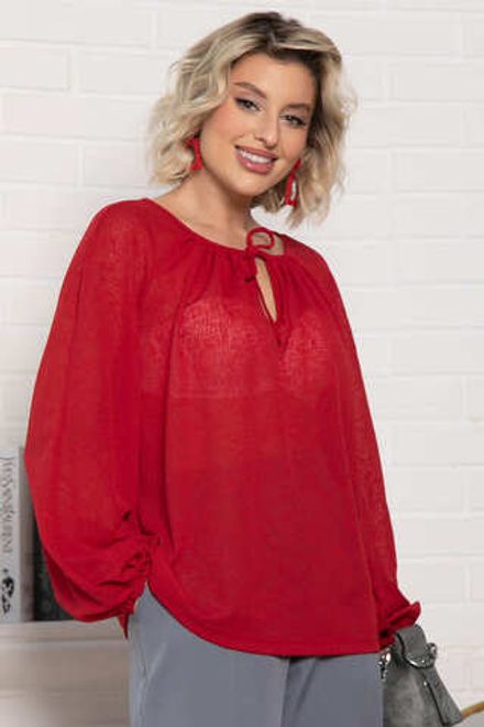 Блуза Шарм (красная) Б14967-10М LT Collection
