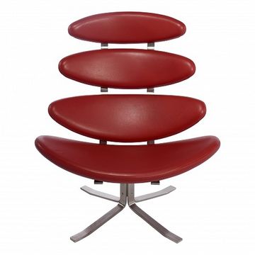 кресло corona style  (кожа) (by Steel Arts)