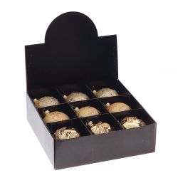 GAEM Набор из 9шт Украшение новогоднее "Шар", D 10 см, L33 W32 H10,5 см