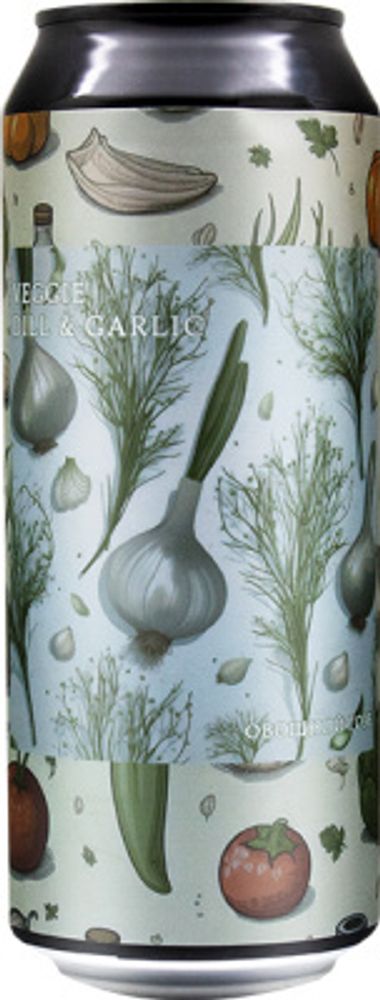 Пиво Плейг Веджи Дил &amp; Гарлик / Plague Veggie Dill &amp; Garlic 0.5 - банка