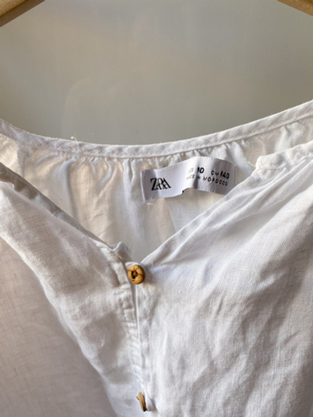 Льняная блузка Zara, 140