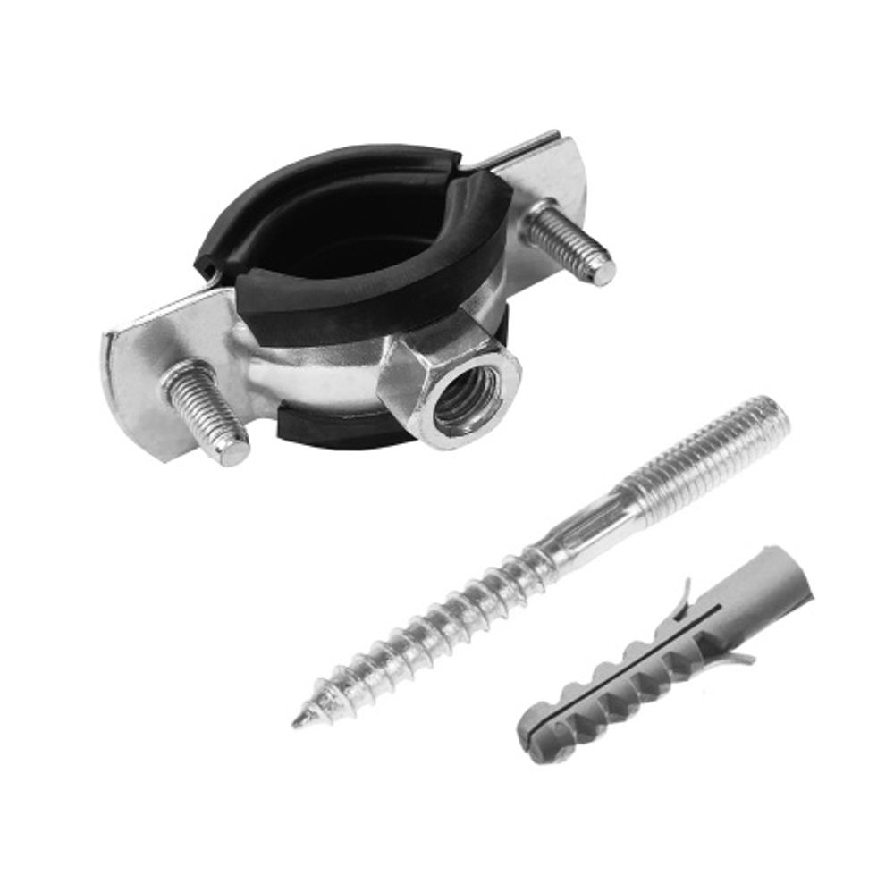 Хомут сантех.с рез.+дюб. 3/8" (15-19)