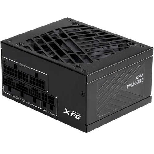 Блок питания ADATA XPG 750W PYMCORE SFX, модульный, 16 Pin PCIe 5.0, 80 PLUS Gold (PYMCORE750G-BKCEU)