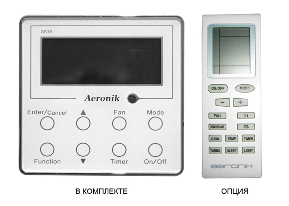 Пульт для AERONIK AFP 102 XD/B-T с панелью ATB03 (5,0 кВт)