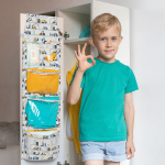 Кармашки для детского сада на липучке. Техника принт