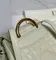 Рюкзак Dior Caro белый, модель среднего формата