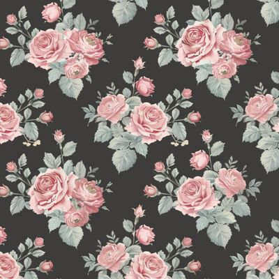 Розы на черном фоне