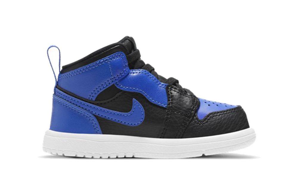 Baby Jordan Air Jordan 1 mid alt old sneakers wear-resistant high-top retro basketball shoes royal blue