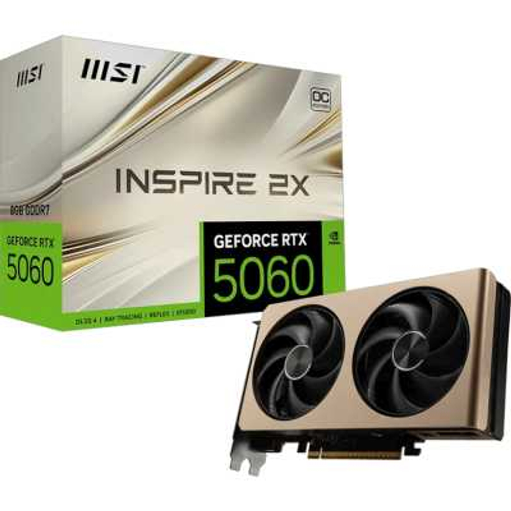 Видеокарта MSI nVidia GeForce RTX 5060 8G Inspire 2X OC