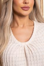 Блуза Маллуя (бежевая) Б14847-4М LT Collection (Акция)